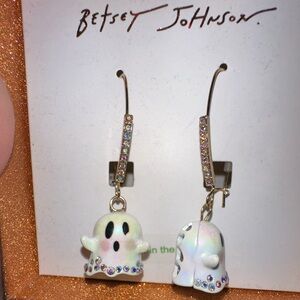 Betsy Johnson Ghost earrings